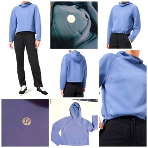 Lululemon Athletica Blue Airwrap sweater size 4